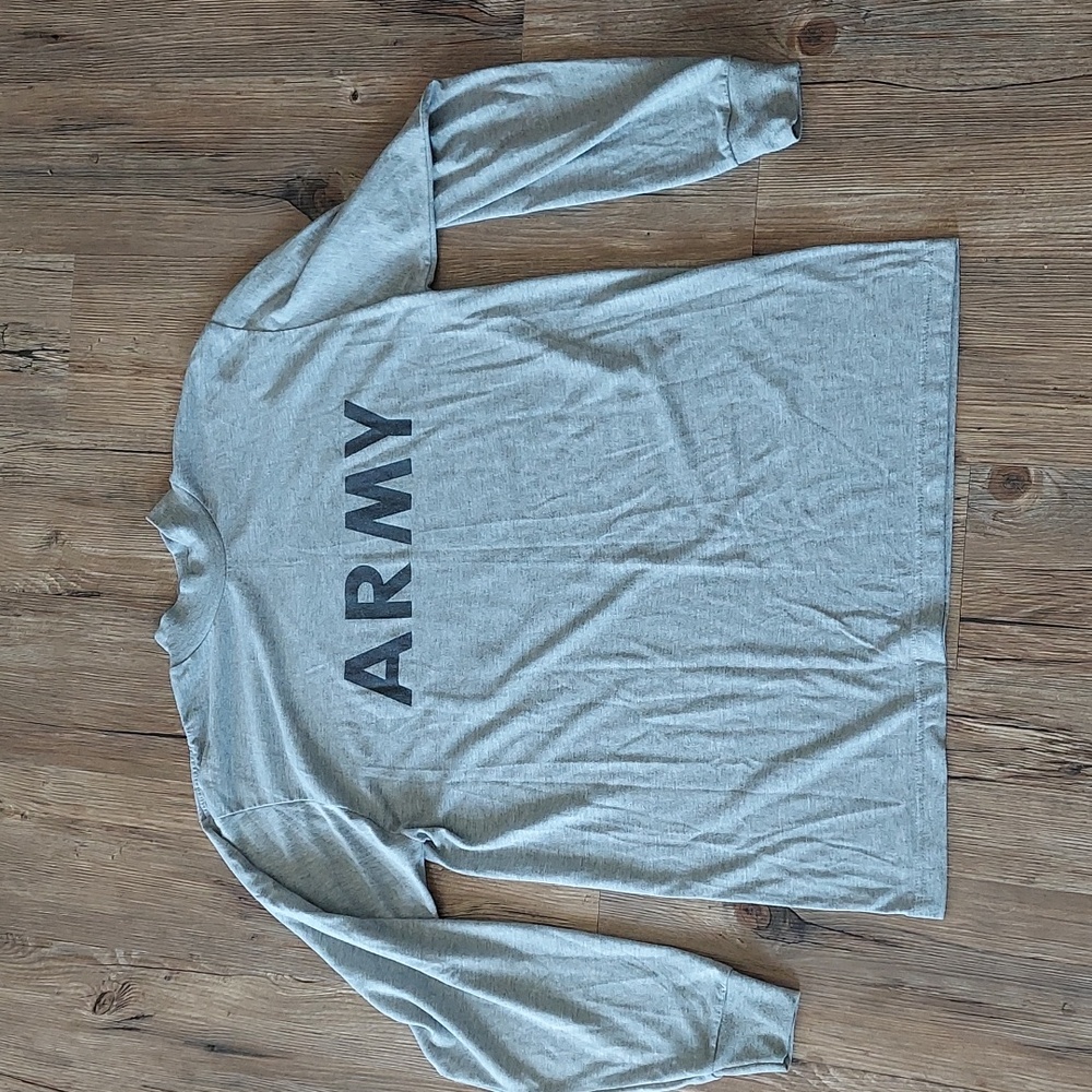 Vintage Army Men's Physical Fitness Long Sleeve Shirt